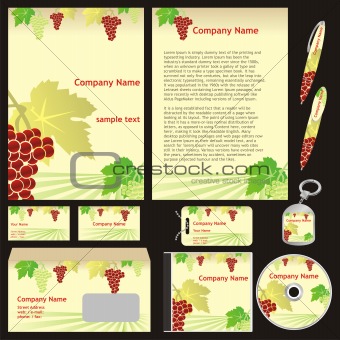 fully editable vector business templates set ready to use