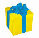 yellow Gift Box 