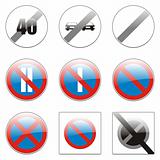 three hundred fully editable vector european traffic signs with details ready to use