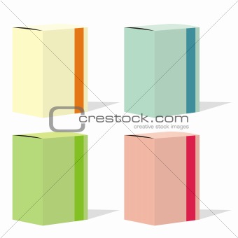 isolated painkillers boxes
