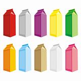 fully editable vector isolated juice carton boxes  ready to use