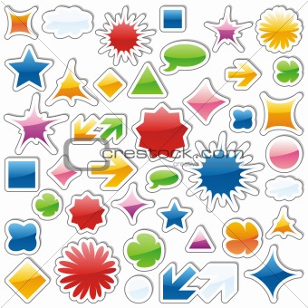 fully editable vector isolated web icons with details ready to use