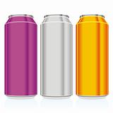 fully editable isolated cans