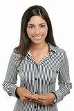 Adorable young woman student businesswoman 