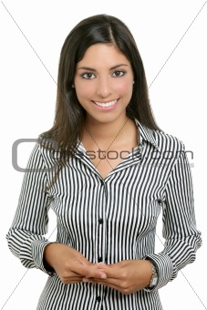Adorable young woman student businesswoman 