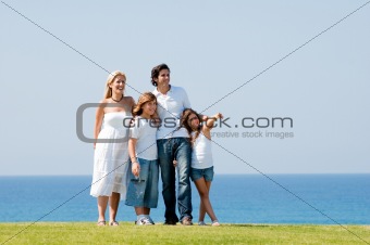 Happy family portrait