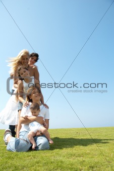 Family in the park
