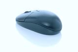 Computer mouse on white with clipping path