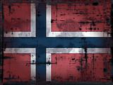 grungy norway flag