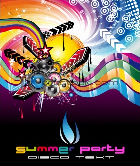  Colorful Discoteque Flyer