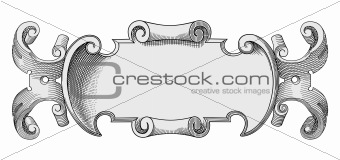 Coat of arms frame vector