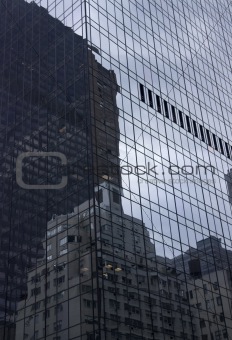 skyscraper reflection