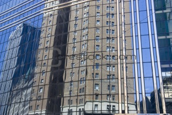 skyscraper reflection