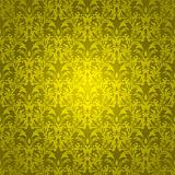 floral gothic bright gold