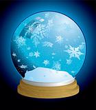 snow globe light