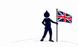 character with the Great Britain flag