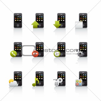 Icon Set - Mobile Communications