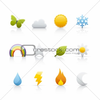Icon Set - Weather and Climate