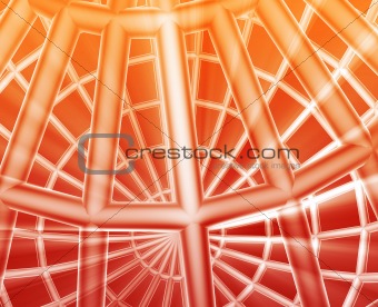Globe wireframe abstract