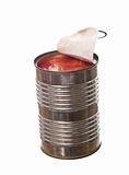 Tin Can with tomatoes