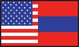 America  Armenia Flag