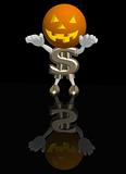Mr Dollar in Halloween mask