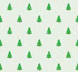 Christmas tree seamless vector grunge wallpaper