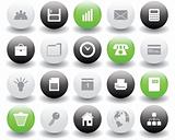 business and office icons set