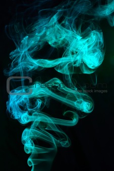 abstract multicolor smoke . \