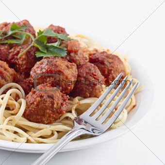 spaghetti and meat balls