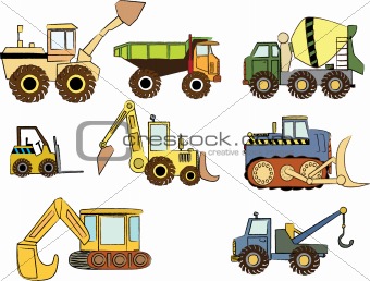 construction cars