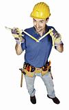 handyman with meter