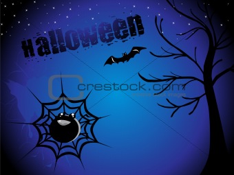 illustration of halloween wallpaper