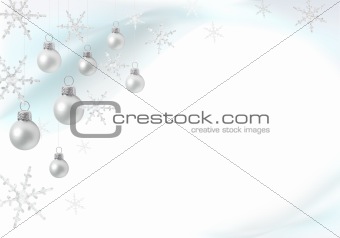 Christmas decoration and  snowflake