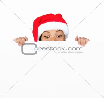 Christmas sign girl
