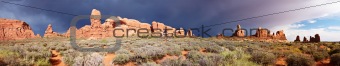 Desert after the Storm panorama