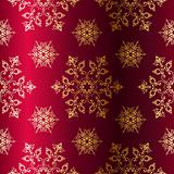 Red-and-Gold seamless Christmas background