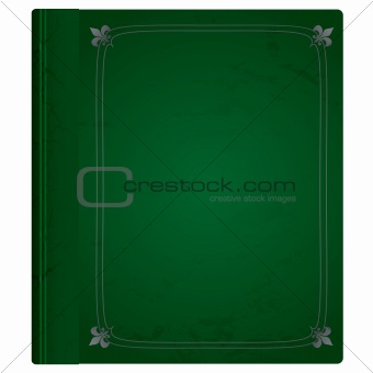 leather book green