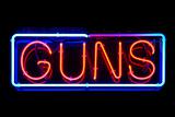 Guns Neon Sign