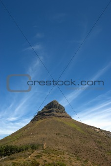 Lion's head mountain peak