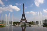 The Eiffel tower from Trocadero in Paris