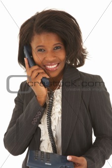 Beautiful African businesswoman