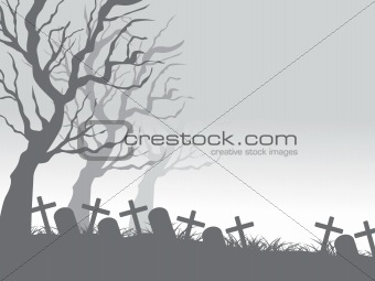 Graveyard Backdrop