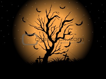 night scary background for halloween