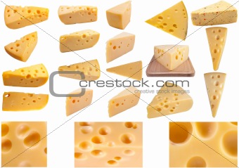 Large page of cheese collection 