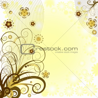 Floral  background (vector)