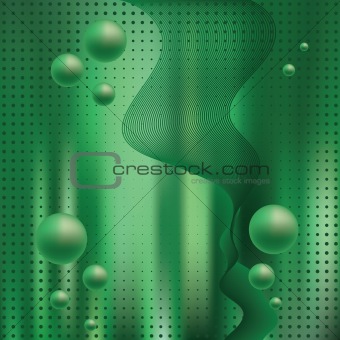 Abstract elegance background with balls.