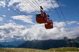 Cable cars in summer