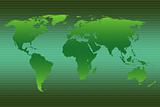  world map green
