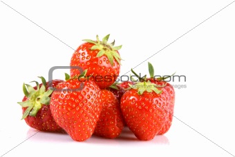 stack of strawberries